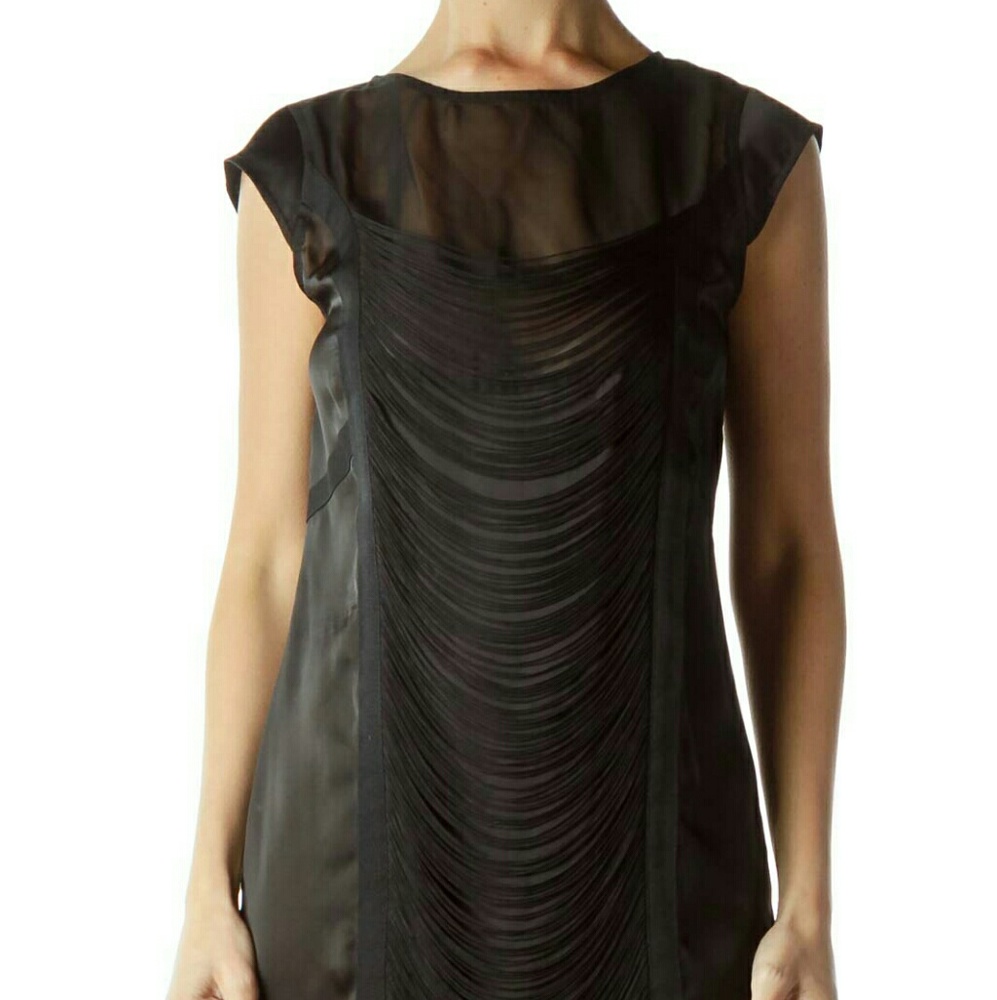 Kardashian cap-sleeve tunic blouse/dress